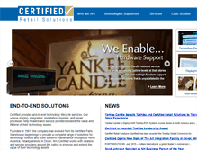 Tablet Screenshot of certifiedretailsolutions.com